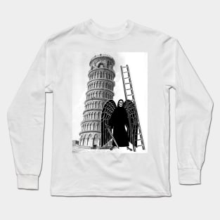 Angel of Death with ladder to the top of the tower Long Sleeve T-Shirt